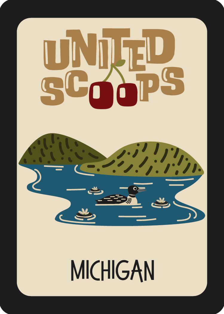 michigan card front