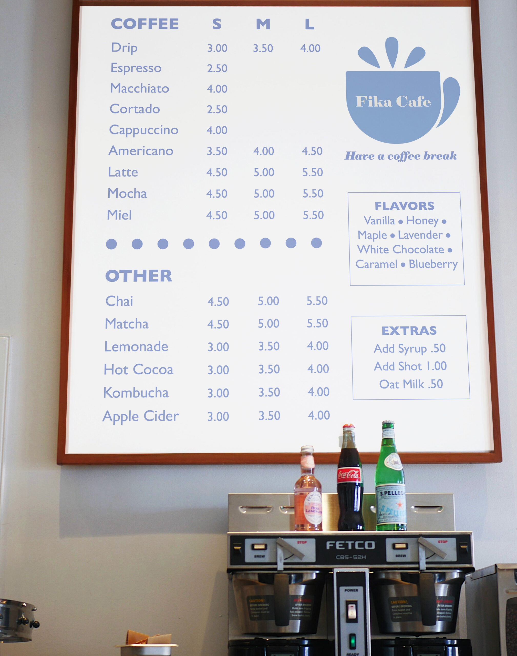 menu board
